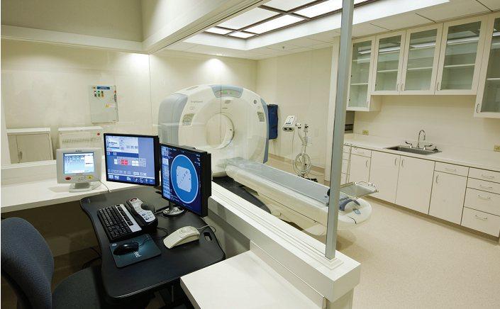CT room photo for used imaging equipment cost planning.