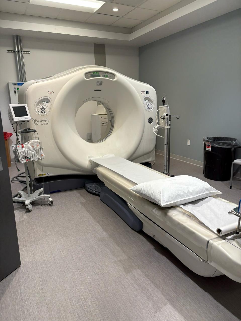 CT scanner installation planning context for room readiness and project workflow.