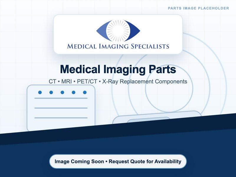 Medical imaging replacement parts staged for parts sourcing and service support.